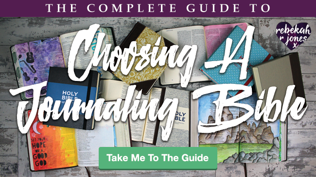 The Complete Guide To Choosing A Journaling Bible