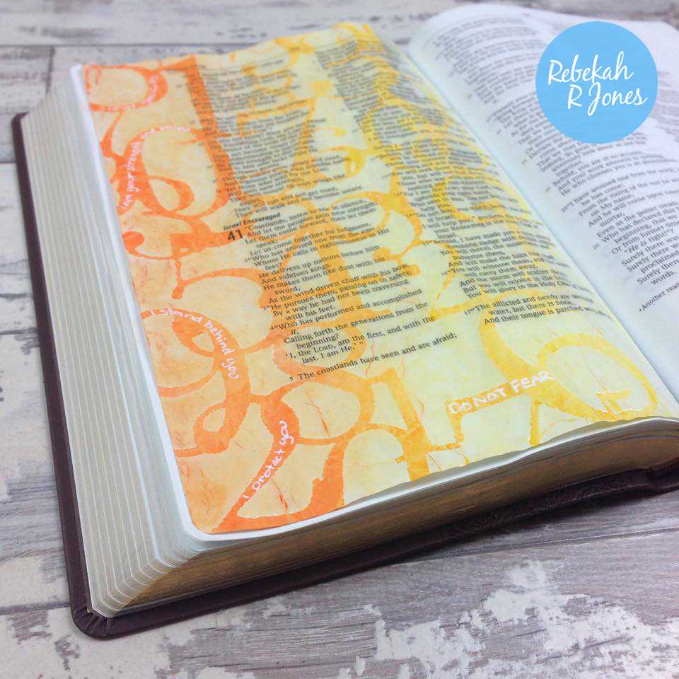 Clear Gesso & Matte Gel Medium in Bible Art Journaling - Rebekah R