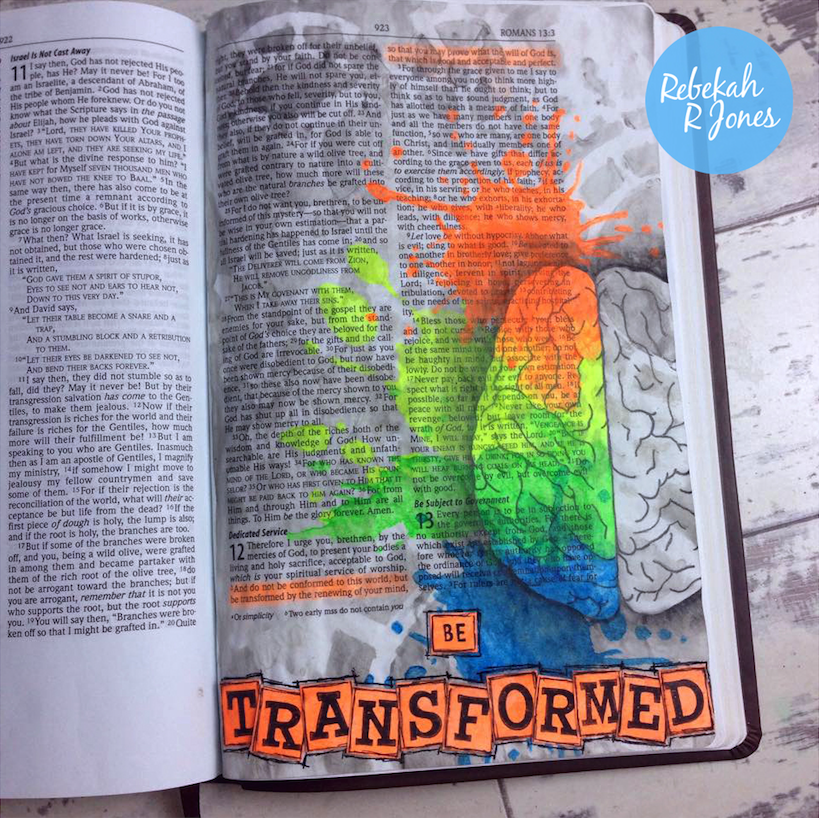 Clear Gesso & Matte Gel Medium in Bible Art Journaling - Rebekah R