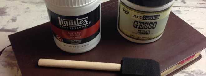 Make your Liquitex clear gesso smooth 