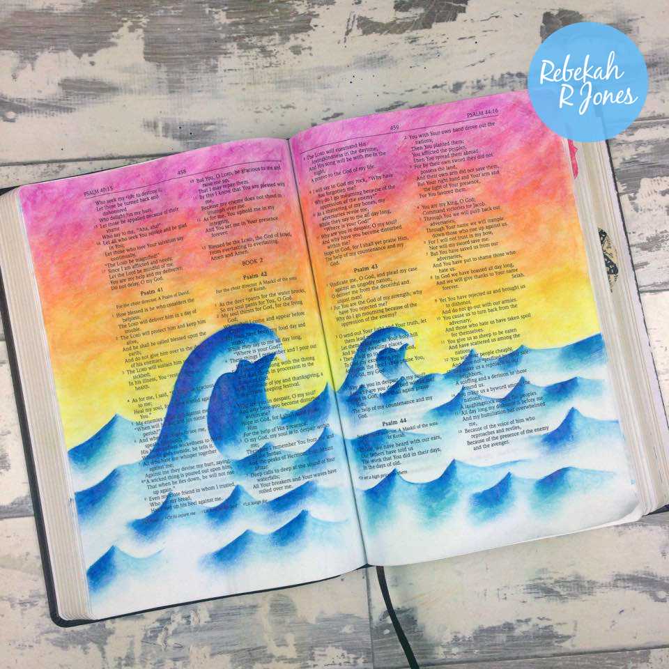 Bible Journaling- Preparing Your Page With Gesso - Scribbling Grace