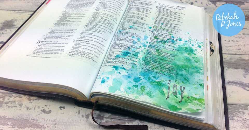 Bible Art Journaling Challenge Week 22