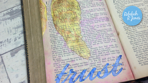 Bible Art Journaling Challenge Week 25