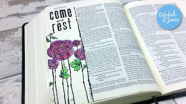 Bible Art Journaling Challenge Week 33