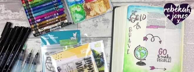 Art journaling with oil pastels - use your art supplies challenge