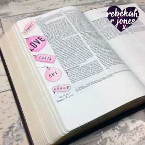 Bible Art Journaling Challenge Week 7 – Perfect Love