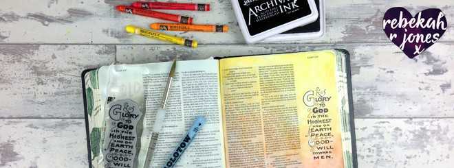 Bible Journaling Stamping - Rebekah R Jones