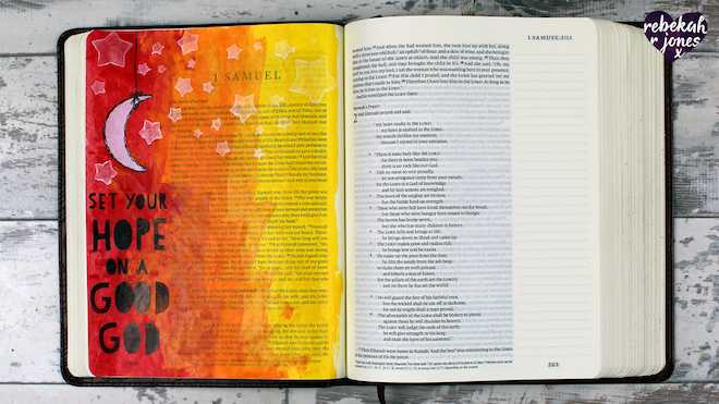 Heaven Is Calling - A Bible Art Journaling Challenge Series