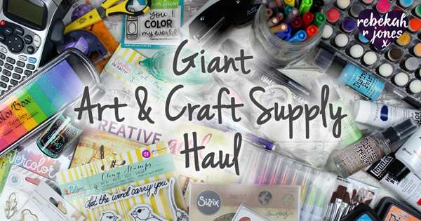 Giant Art & Craft Supply Haul