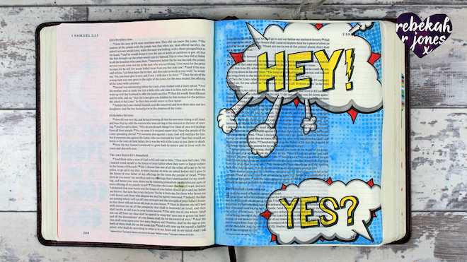 Heaven Is Calling Lesson 3 - A Bible Art Journaling Challenge Series