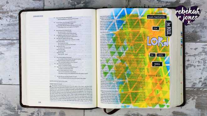 Heaven Is Calling Lesson 4 - A Bible Art Journaling Challenge Series