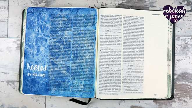 Heaven Is Calling Lesson 5 - A Bible Art Journaling Challenge Series