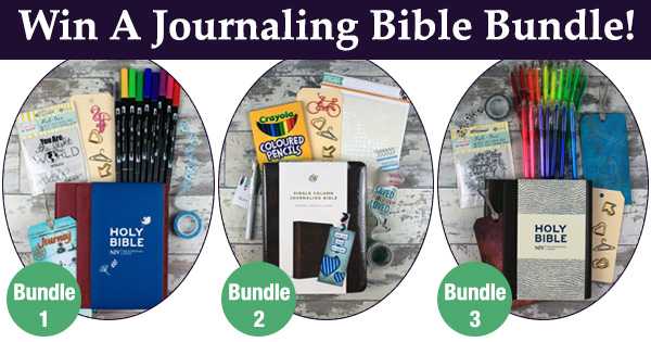 Win A Journaling Bible Giveaway Bundle + Qualify For FREE Printable!