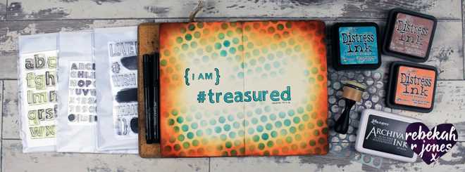 Art Journal Tutorial: I Am Treasured by Rebekah R Jones