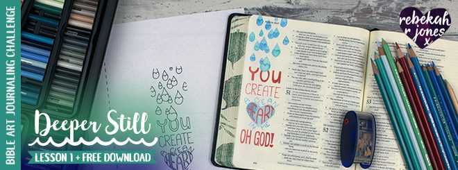 Bible Journaling Stamping - Rebekah R Jones