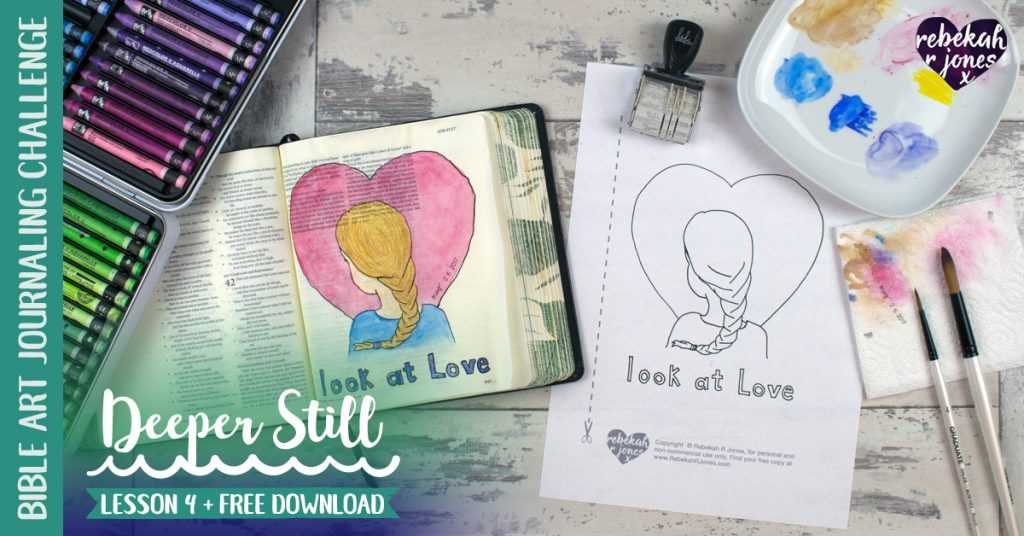 Watercolor Crayons Tutorial Deeper Still Lesson 4 Rebekah R Jones