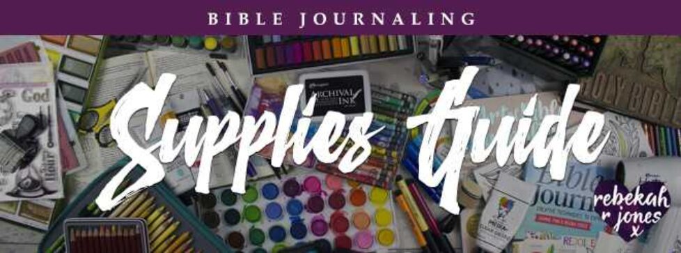 Bible Journaling Supplies Guide