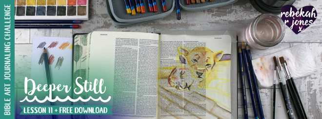 Bible Journaling Watercolor Products - Rebekah R Jones
