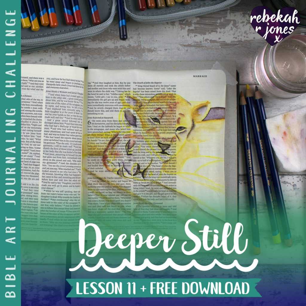 Lion Cubs Underpainting - Deeper Still Lesson 11