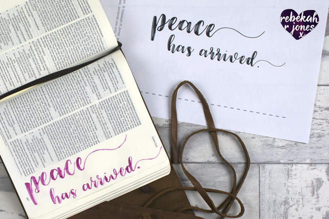Inktense Hand Lettering - The Beginning Lesson 1 Bible Art Journaling Challenge