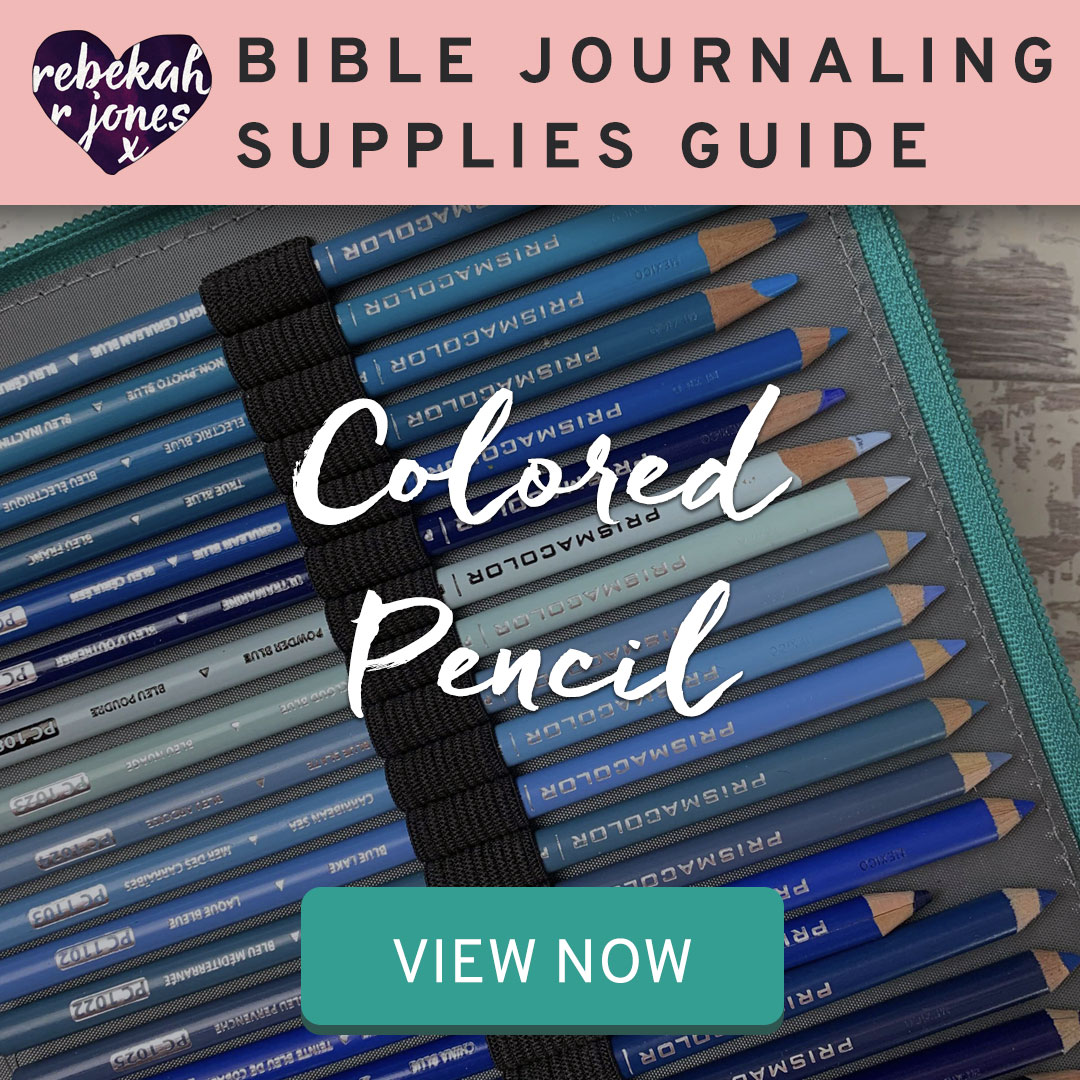 Bible Journaling Supplies Colored Pencil