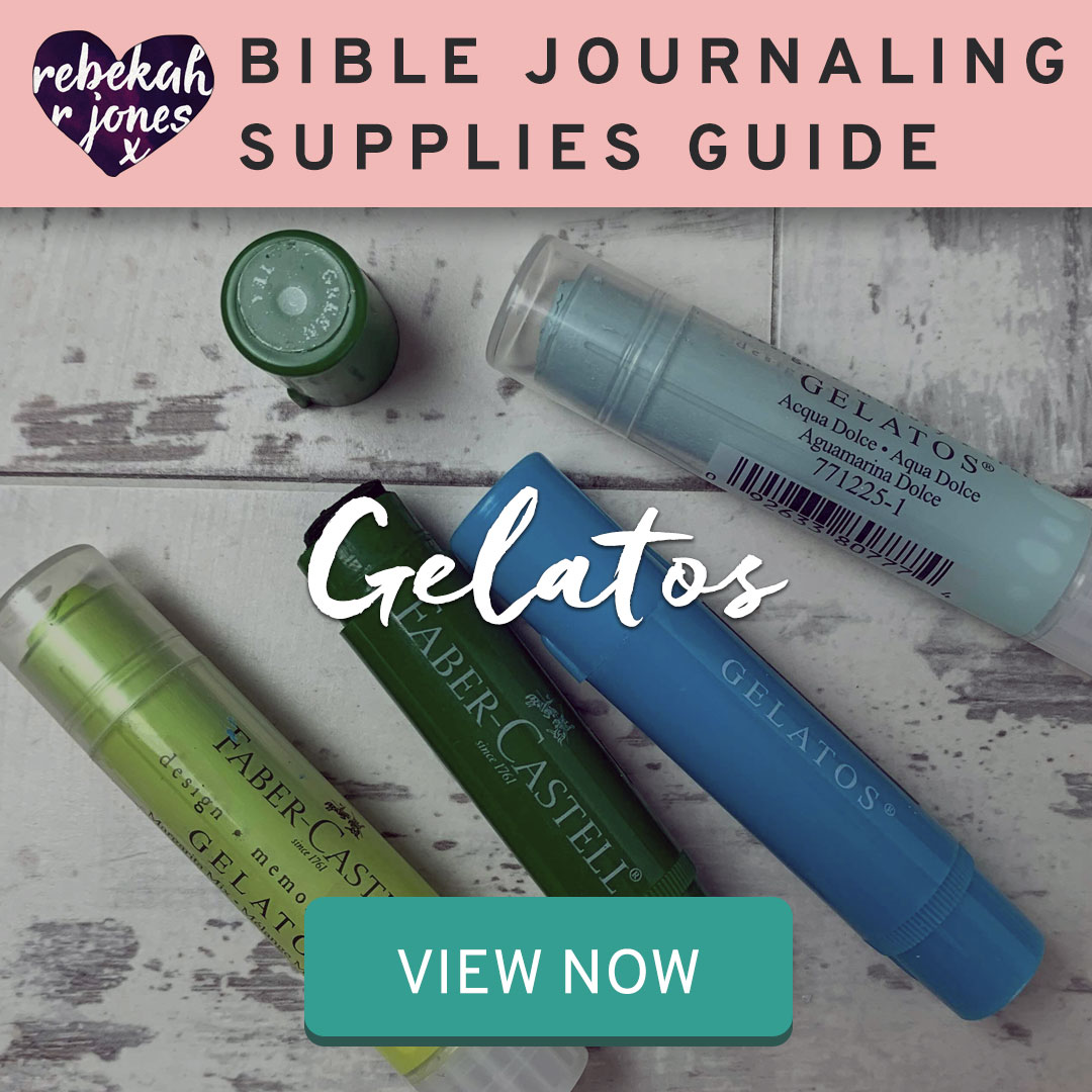 Bible Journaling Supplies Gelatos