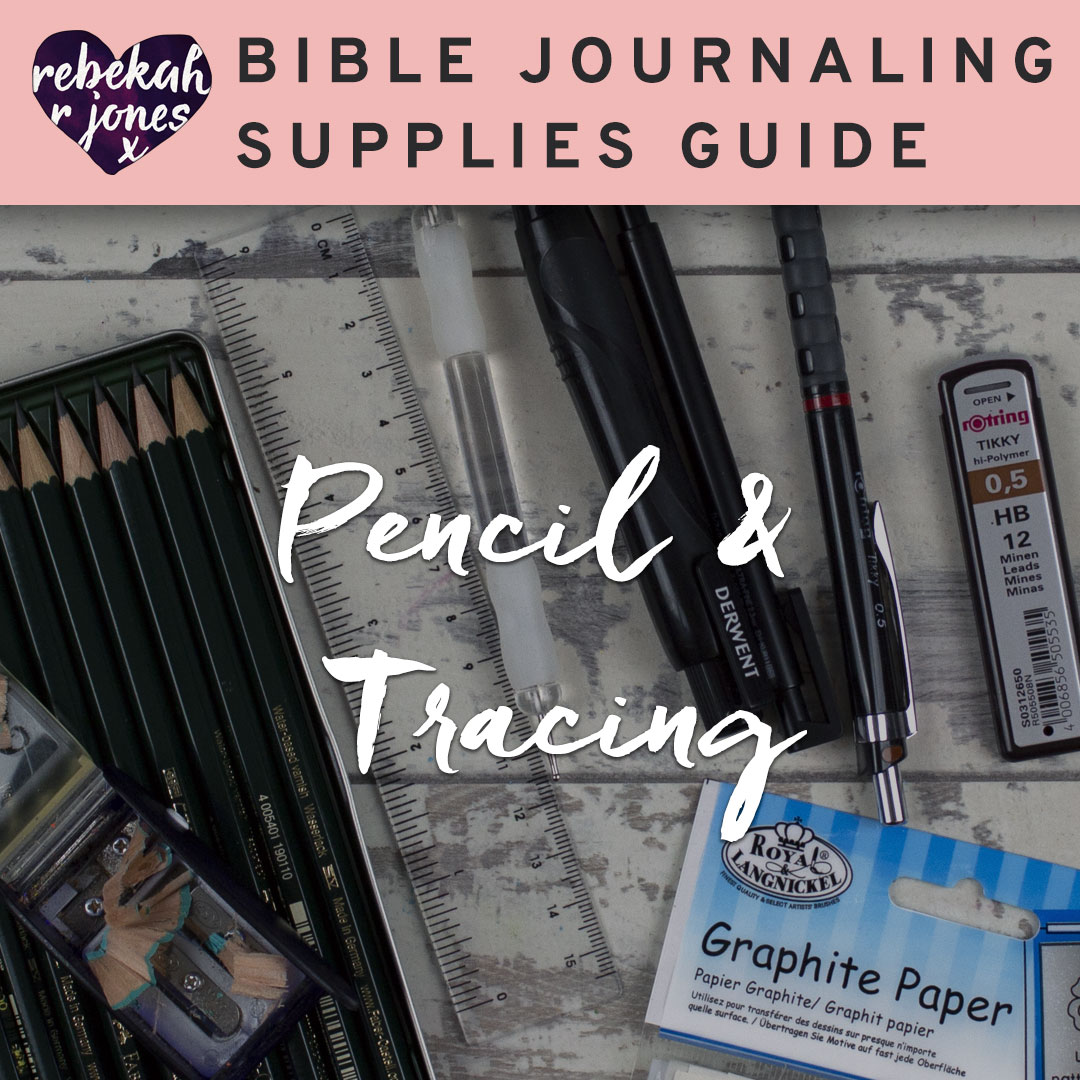 Bible Journaling Pencil and Tracing